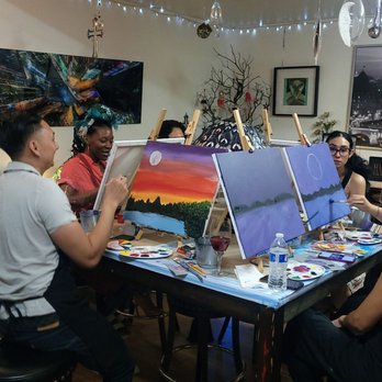 Paint The Grapes With Wine - Sip and paint - Paint & Sip Near Me - Los Angeles, California Paint The Grapes With Wine - Sip and paint - Paint & Sip Near Me - Los Angeles, California