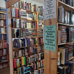 Arkham Comics & Used Books - Used Books. Paperbacks are 50 cents, hardbacks are $2.00