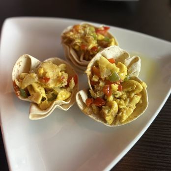 Dunns River Island Cafe - Akee Ackee and Salt Fish Cups - Caribbean Near Me - Tampa, Florida