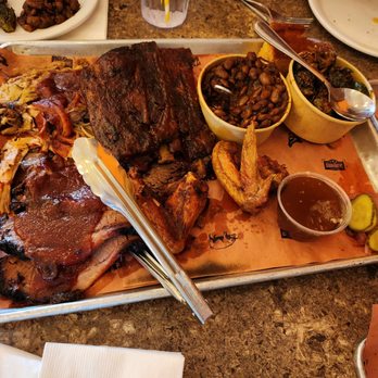 The Lancaster Smokehouse - 4 meat platter - Smokehouse Near Me - Kitchener, Ontario The Lancaster Smokehouse - 4 meat platter - Smokehouse Near Me - Kitchener, Ontario