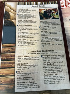 Menu photo 3 Greg’s Haystax Restaurant Umatilla, FL