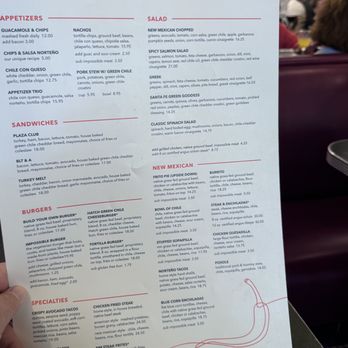 Plaza Cafe Downtown - Menu - Lunch - American Near Me - Santa Fe, New Mexico