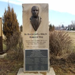 Martin Luther King Jr Memorial Way Marker - MLK, Jr Memorial Way marker by Kenneth Ryden