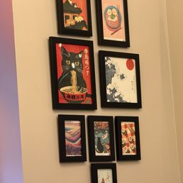 Cute gallery wall inside the restaurant :) Cute gallery wall inside the restaurant :)