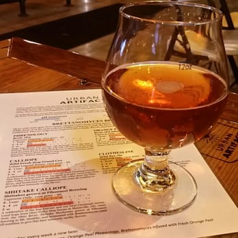 Urban Artifact - Shiitake Calliope, wild fresh hop ale with shiitake mushrooms - Breweries Near Me - Cincinnati, Ohio