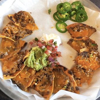 Rogers Roundhouse - Nachos with ground beef - Beer Gardens Near Me - Fort Worth, Texas Rogers Roundhouse - Nachos with ground beef - Beer Gardens Near Me - Fort Worth, Texas