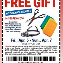 Harbor Freight Tools - This a example of a special they had going on which is pretty good
