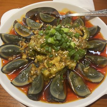 Tasty House - Preserved egg cold dish - Szechuan Near Me - Bellevue, Washington Tasty House - Preserved egg cold dish - Szechuan Near Me - Bellevue, Washington