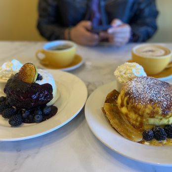Fluffy Fluffy Dessert Cafe - Green tea, blueberry cheese pancakes, cappuccino, crème brûlée pancakes - Desserts Near Me - Duluth, Georgia Fluffy Fluffy Dessert Cafe - Green tea, blueberry cheese pancakes, cappuccino, crème brûlée pancakes - Desserts Near Me - Duluth, Georgia