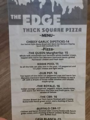 Menu photo 5 The Edge Thick Square Pizza Plymouth , MA