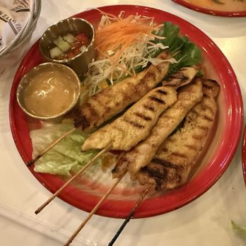 Isan Zaap Thai Cafe - Chicken Satay (4) - Thai Near Me - Orlando, Florida Isan Zaap Thai Cafe - Chicken Satay (4) - Thai Near Me - Orlando, Florida