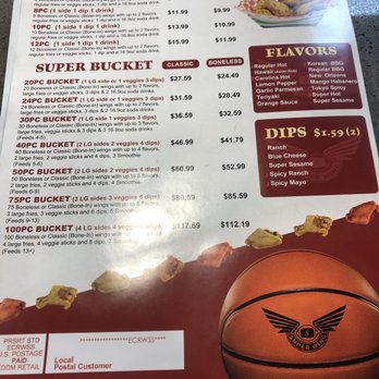 Super Wing - Menu - Fast Food Near Me - Prosper, Texas