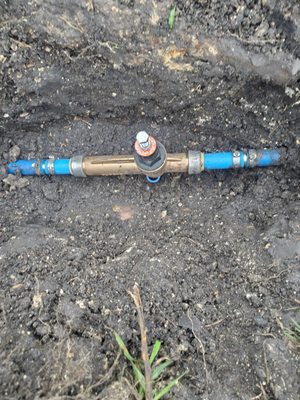 Underground Projects - Here are some underground piping projects to make sure pipes and plumbing is in the good shape leading into the house! Contact us for emergency services and all your plumbing needs!