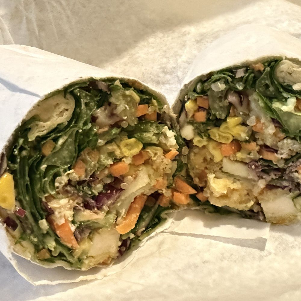 Just Salad - Honey Crispy Chicken Wrap - Salad Near Me - Forest Hills, New York Just Salad - Honey Crispy Chicken Wrap - Salad Near Me - Forest Hills, New York
