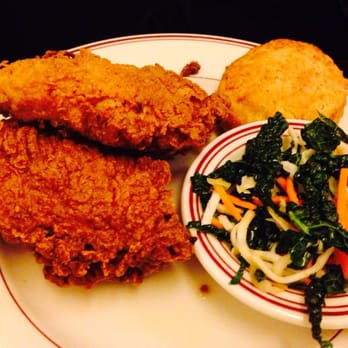 Raymond's - Wednesday fried chicken special with warm kale salad and cheddar biscuit - Comfort Food Near Me - Ridgewood, New Jersey Raymond's - Wednesday fried chicken special with warm kale salad and cheddar biscuit - Comfort Food Near Me - Ridgewood, New Jersey