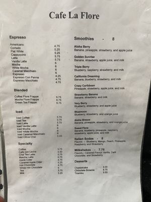 Menu photo 6 Cafe La Flore Irving San Francisco, CA Menu photo 6 Cafe La Flore Irving San Francisco, CA