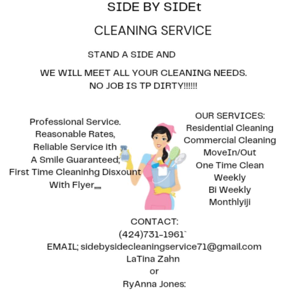 SIDE BY SIDE CLEANING SERVICE Torrance, California Home Cleaning Phone Number Yelp