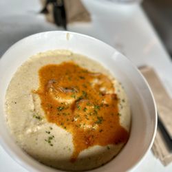 LowBrau - Shrimp n grits (10/10) just wish they added more shrimp, 4 pieces? WHOMP WHOMP