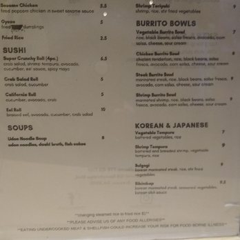 Sora’s Kitchen - Menu - Asian Fusion Near Me - Bremen, Georgia