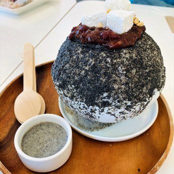 Anko - Black Sesame Bingsoo - Desserts Near Me - Los Angeles, California