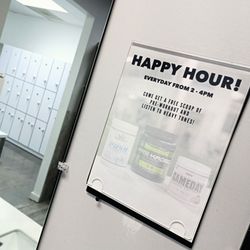 Hidden Gym - For my people who like to sleep in! They got u covered