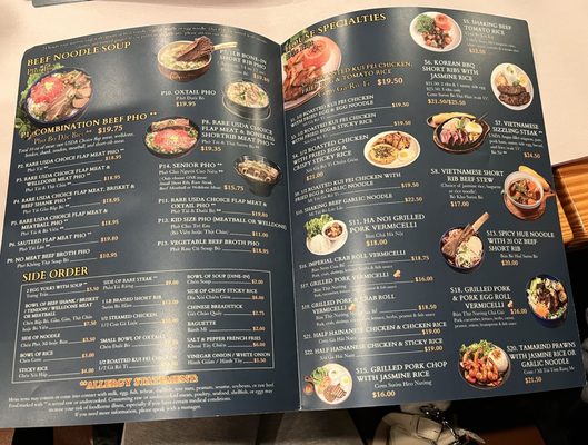 Menu photo 2 Pho Ha Noi Cupertino, CA