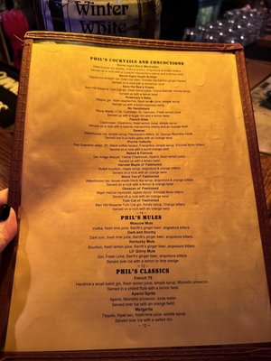 Menu photo 5 Poor Phil's Shell Bar Oak Park, IL