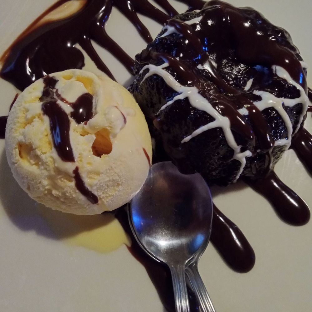 Applebee's Grill + Bar - Delicious Triple Chocolate Meltdown from Applebee's. - Sports Bars Near Me - Red Bluff, California Applebee's Grill + Bar - Delicious Triple Chocolate Meltdown from Applebee's. - Sports Bars Near Me - Red Bluff, California
