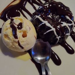 Delicious Triple Chocolate Meltdown from Applebee's. Delicious Triple Chocolate Meltdown from Applebee's.