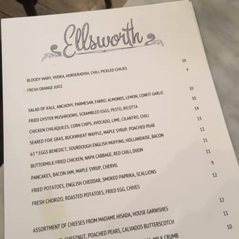 Ellsworth - Brunch menu in English - Wine Bars Near Me - Paris, 75 Ellsworth - Brunch menu in English - Wine Bars Near Me - Paris, 75