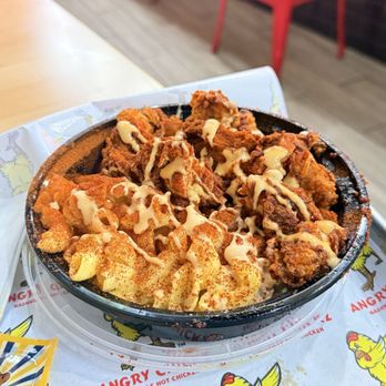 Angry Chickz - Closer look at Hangry Fix Bowl - Chicken Shop Near Me - Aliso Viejo, California