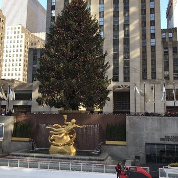 Rockefeller Center - The tree and a rare Christmas Zamboni sighting! - Shopping Centers Near Me - New York, New York