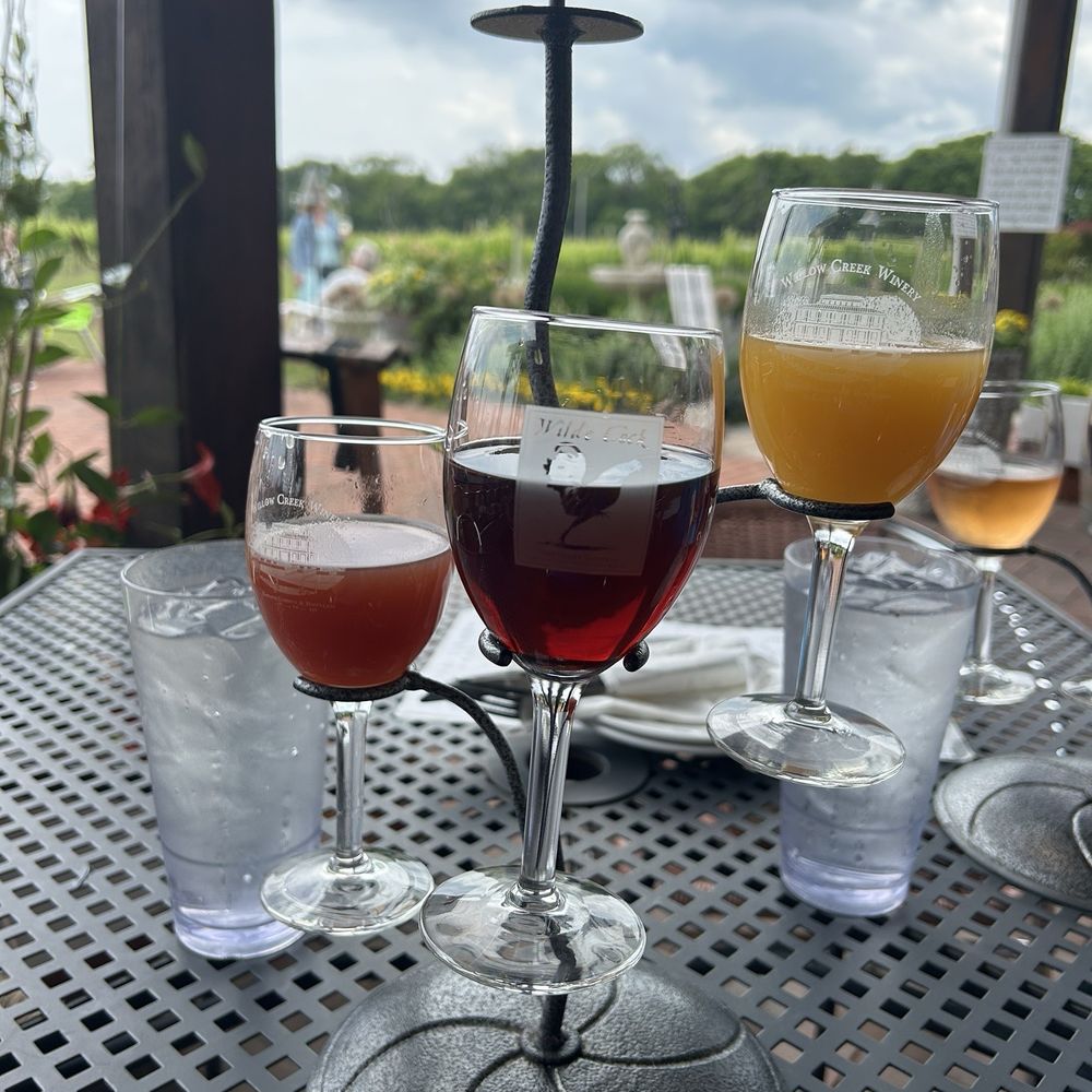 Willow Creek Winery - Flight of Sangrias - Wineries Near Me - West Cape May, New Jersey Willow Creek Winery - Flight of Sangrias - Wineries Near Me - West Cape May, New Jersey