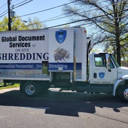 Global Document Services - Our mobile shred truck comes right to your door for onsite destruction service