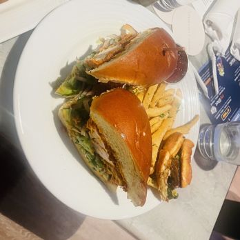 Pinstripes - Spicy Crispy Chicken Sandwich - Bowling Near Me - Canoga Park, California Pinstripes - Spicy Crispy Chicken Sandwich - Bowling Near Me - Canoga Park, California
