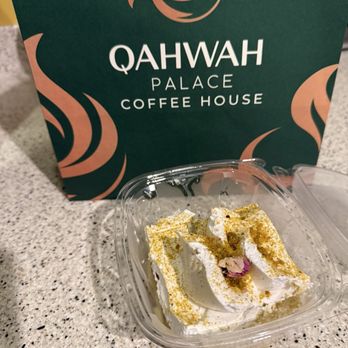 Qahwah Palace - Pistachio Milk Cake - Coffee & Tea Near Me - Greenville, South Carolina