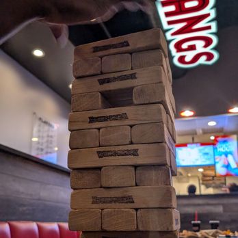 Wang Shack - Jenga block game - Chicken Wings Near Me - Katy, Texas