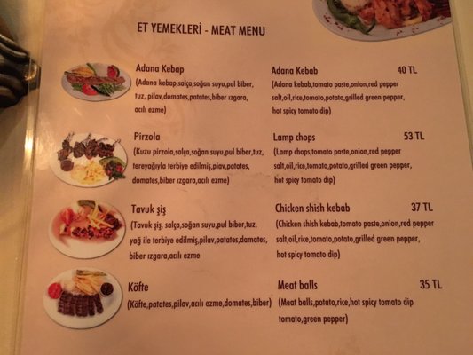 Menu photo 3 Seven Hills Seafood Restaurant Istanbul, 34 Menu photo 3 Seven Hills Seafood Restaurant Istanbul, 34