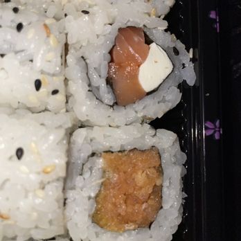 Miso Happy - 7. Philadelphia Roll(no avocado) delicious smoked salmon! and Spicy Tuna Roll - Japanese Near Me - Madison, Alabama