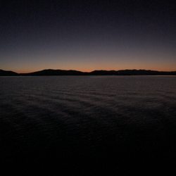 Island View Trailer Resort - Last light from the jetty.