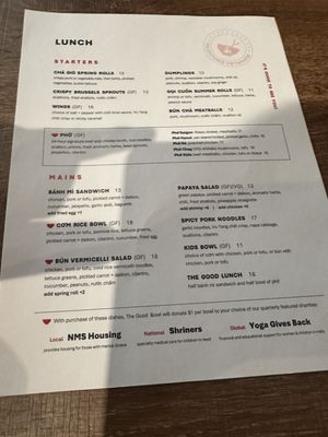 Menu photo 2 The Good Bowl Traverse City, MI Menu photo 2 The Good Bowl Traverse City, MI