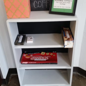Broadway Coffee - Entertainment center including table top games, book exchange, and take-one-leave-one gift box of fun. - Coffee & Tea Near Me - Sacramento, California
