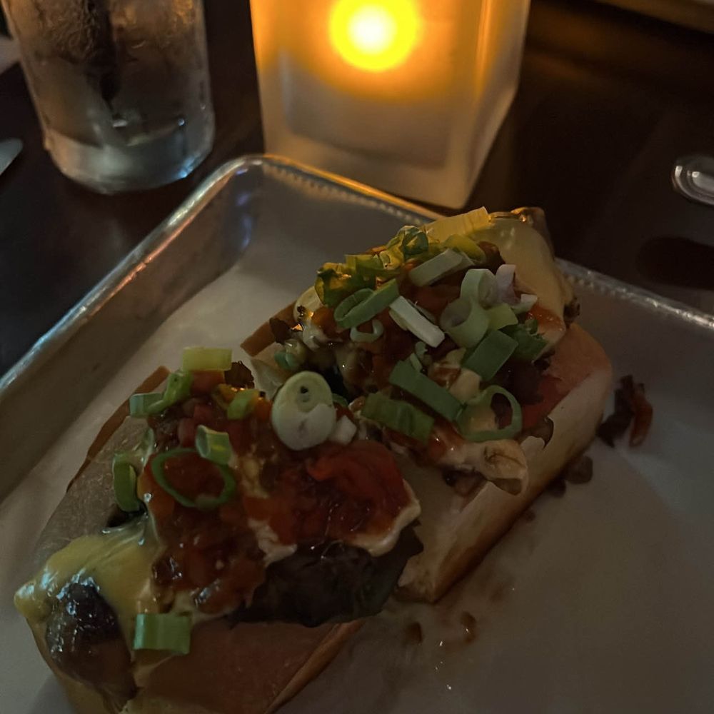 Destination Dogs - Philly Cheesesteak Dog - Hot Dogs Near Me - New Brunswick, New Jersey Destination Dogs - Philly Cheesesteak Dog - Hot Dogs Near Me - New Brunswick, New Jersey