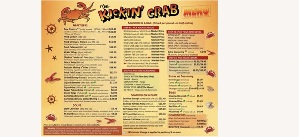 Menu photo 1 The Kickin' Crab Buena Park, CA
