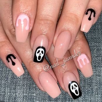 Harmony Nails & Spa - Halloween Design - Nail Salons Near Me - Oklahoma City, Oklahoma