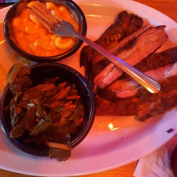 Barbecue And Bourbon - Ribs with Mac & cheese & greens - Barbeque Near Me - Speedway, Indiana