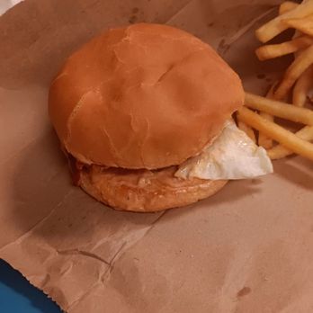 Baker's Drive-Thru - Looks plain but its a double bacon baker - Burgers Near Me - Fontana, California