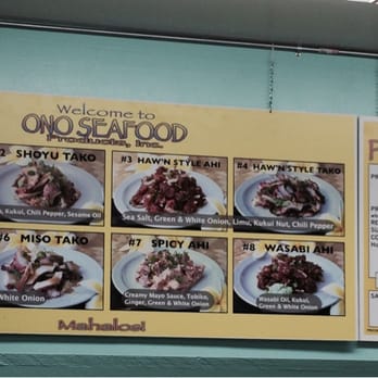 Ono Seafood - Da offerings - Seafood Near Me - Honolulu, Hawaii