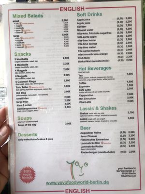 Menu photo 2 Yoyo Foodworld Berlin, BE