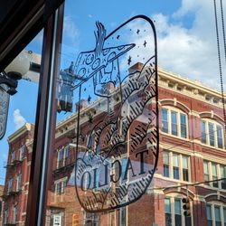 19th century architecture of OTR through the windows